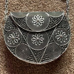 Urban Outfitters Ecote Ophelia Metal Crossbody Bag